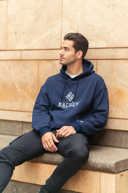 RACHEN NAVY BLUE HOODIE