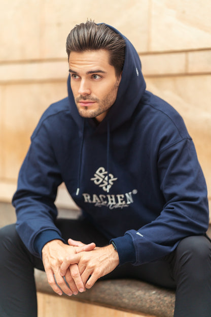 RACHEN NAVY BLUE HOODIE