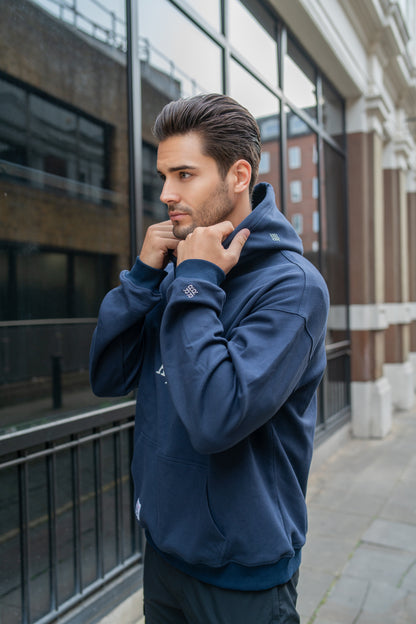 RACHEN NAVY BLUE HOODIE