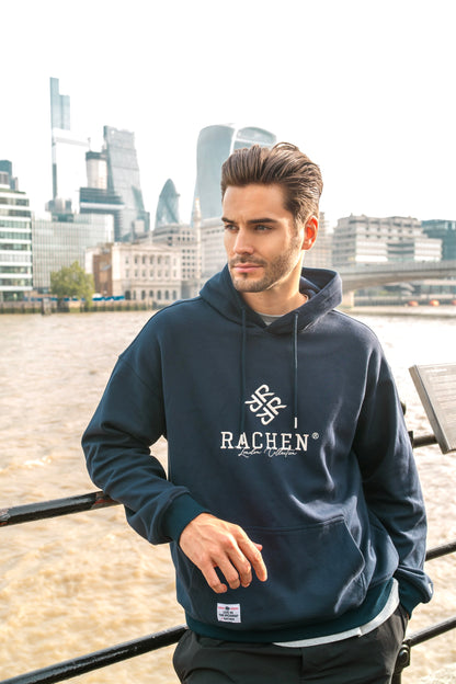 RACHEN NAVY BLUE HOODIE