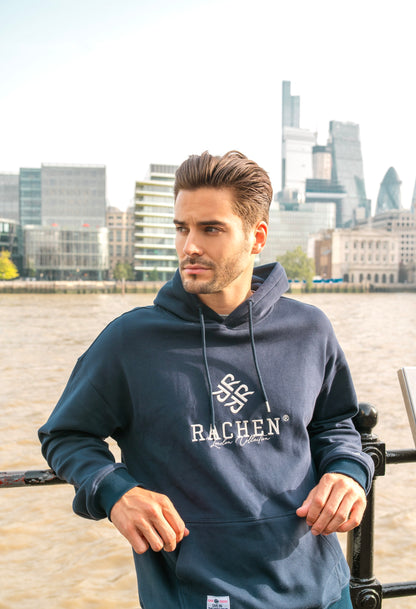 RACHEN NAVY BLUE HOODIE