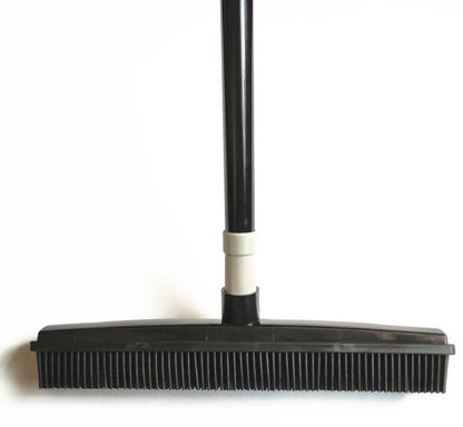 Pet Hair Rubber Carpet Rake Floor Soft Push Broom