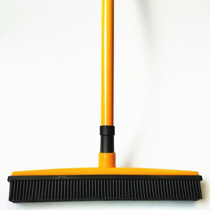 Pet Hair Rubber Carpet Rake Floor Soft Push Broom