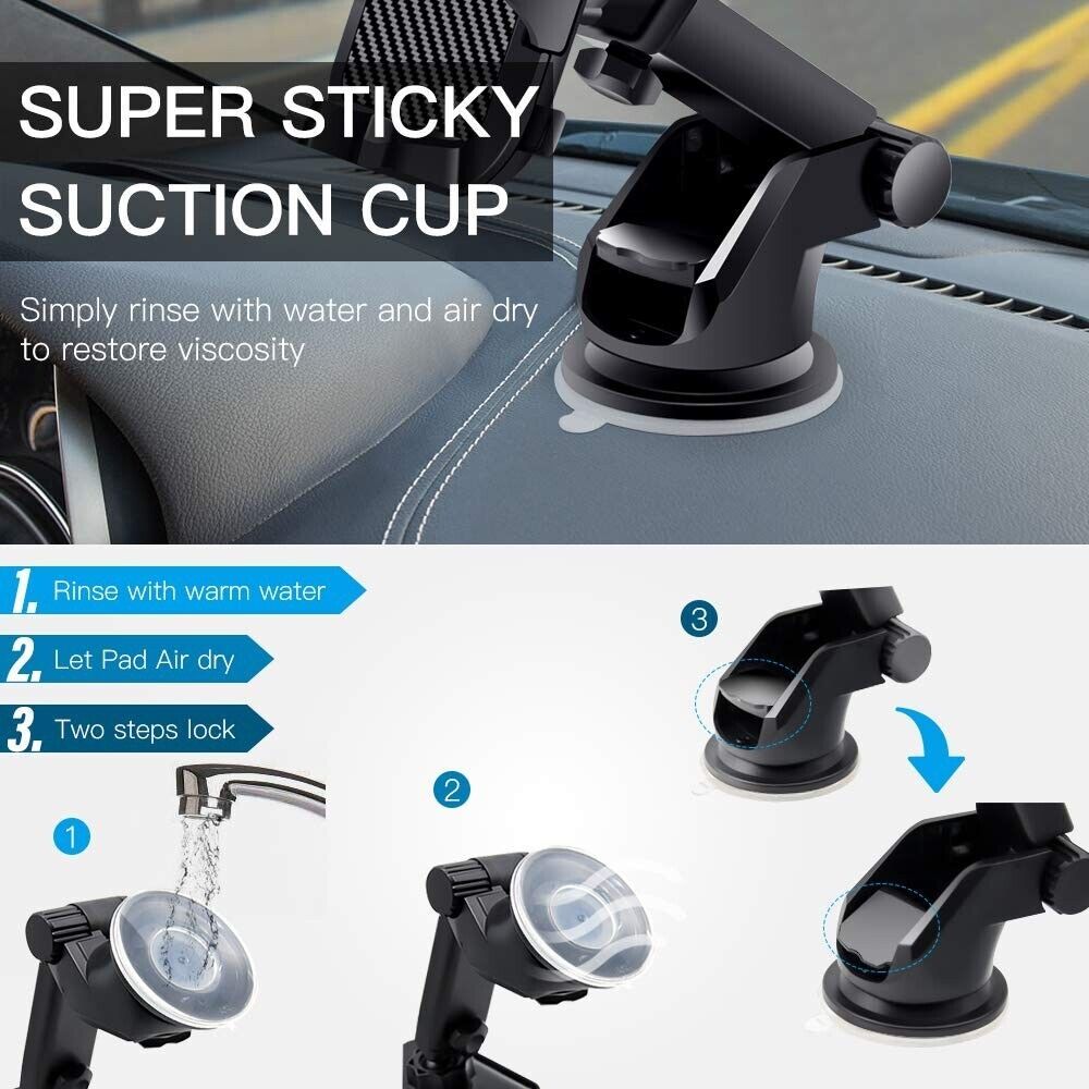 Universal Car Mobile Phone Holder  Windscreen Dashboard GPS Stand Cradle