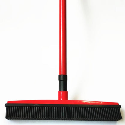 Pet Hair Rubber Carpet Rake Floor Soft Push Broom