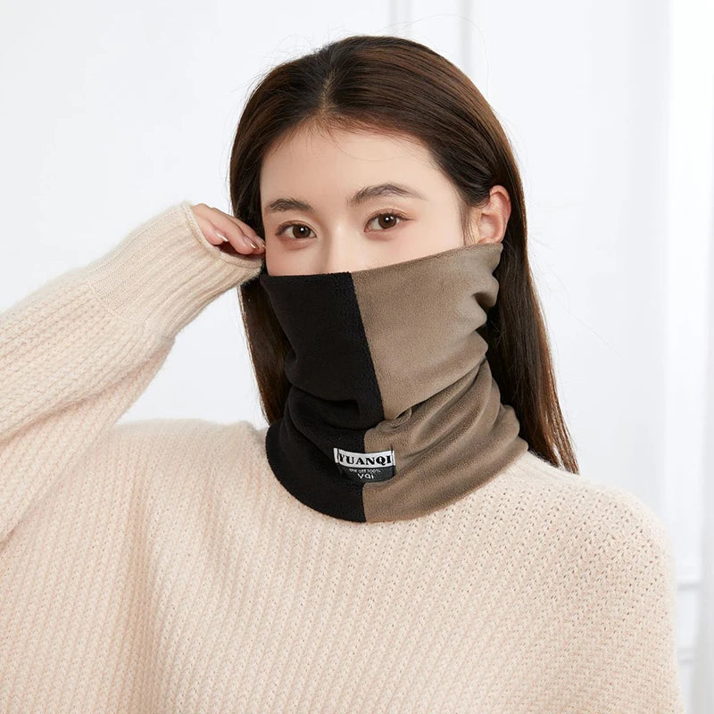 Winter Scarf For Women Warm Knitted Neck Warmer Women's Winter Ski Cycling Scarf Neck Scarves Bandana Neckerchief