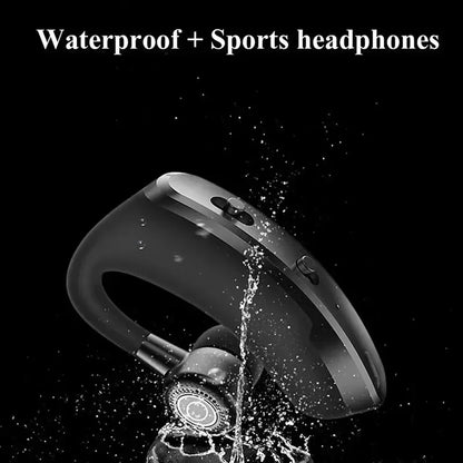 V9 Waterproof Single Earphones Long Standby Business Headphones Waterproof