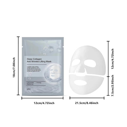 BioCollagen Mask Deep Moisturizing Whitening Niacinamide Mask, Collagen Mask Skin Care Hydrogel Mask Firming Skin Nourishing 3ML