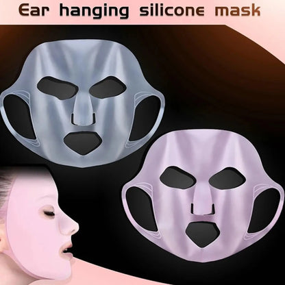 Silicone Face Mask Moisturizing Lifting Firming Anti Reusable Face Firming Skin Wrinkle Mask Care Gel Mask Sheet V Shape A9C3