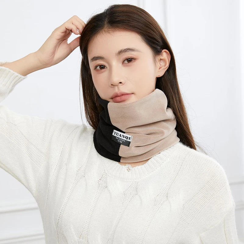 Winter Scarf For Women Warm Knitted Neck Warmer Women's Winter Ski Cycling Scarf Neck Scarves Bandana Neckerchief